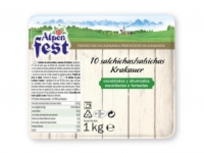 ALPENFEST Salchichas Bockwurst 4.99 €