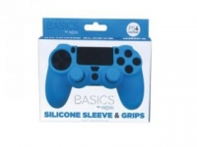 Funda Silicona y Grips Azul para Mando Dualshock 4
