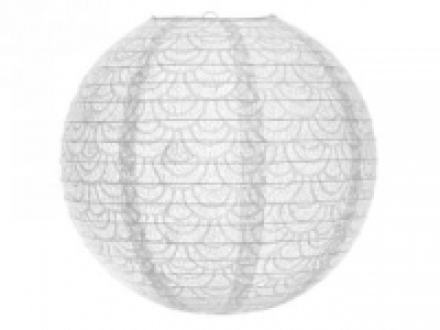 Lámpara de Sobremesa de Papel SEMA 35 x 35cm. - Blanco