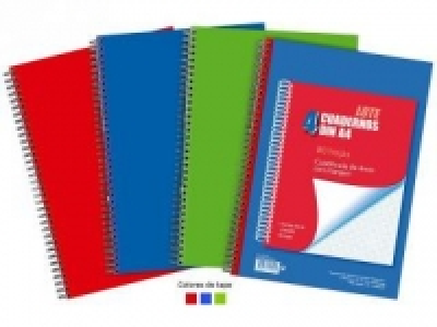 Lote de 4 Cuadernos Tapa Blanda 80 Hojas