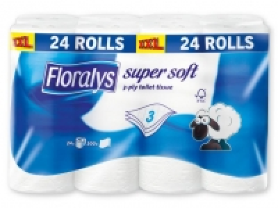 Lidl  FLORALYS Papel higi&eacute;nico 3 capas
