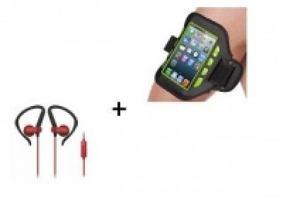 Auriculares con Funda LED Innova Bundle Runner