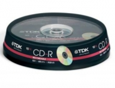 Pack de 10 CDR 80 TDK 52X