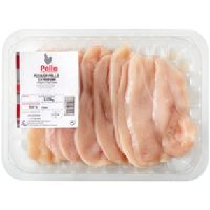Escalopines de pechuga de pollo extrafinos EROSKI