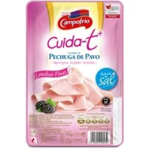 Pechuga de pavo reduc. en sal CAMPOFRÍO Cuida-t+