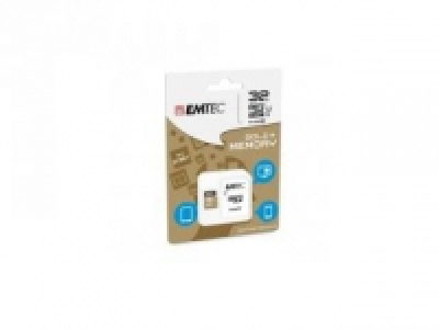 Tarjeta de Memoria Emtec Micro SD Class10 Gold+ 32GB
