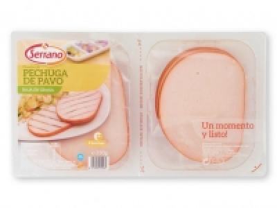 SERRANO Pechuga de pavo adobada 1.99 €