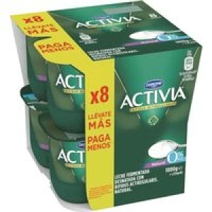 Eroski  activia 0% natural DANONE