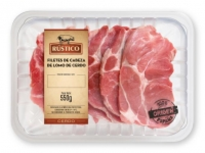 RÚSTICO Filetes de cabeza de lomo de cerdo 1.99 €