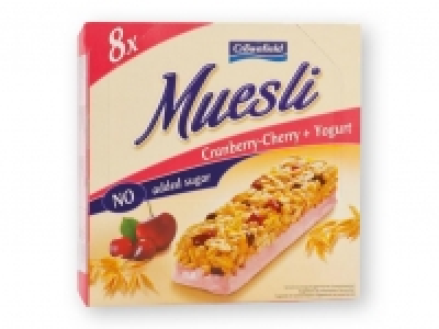 Lidl  CROWNFIELD Barritas de muesli