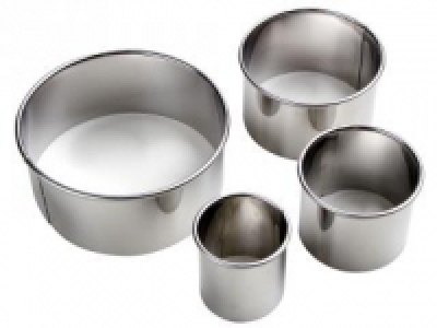 5 Aros de Acero inoxidable CARREFOUR HOME Specifique 8,3cm.