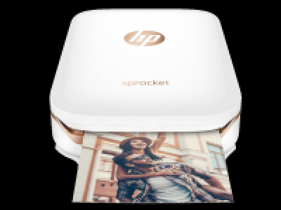 MediaMarkt Hp Impresora - HP Sprocket, con tecnología Bluetooth. Blanca