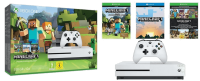 MediaMarkt Microsoft Consola Xbox One S + Pack Minecraft, Disco duro de 500 GB