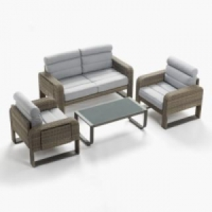 Carrefour  Conjunto 1 Mesa + 2 Sillones + 1 Sofá - Faanui Bora Bora