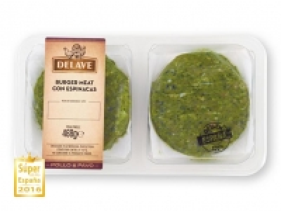 Lidl  DELAVE Burger de espinacas y pollo