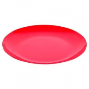 Carrefour  Plato Llano Melamina Party Rojo 25,40cm