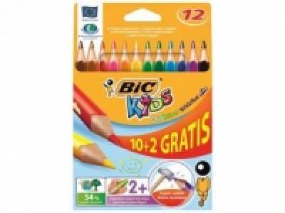 Caja de 12 Lápices de Colores Bic Evolution Triangle