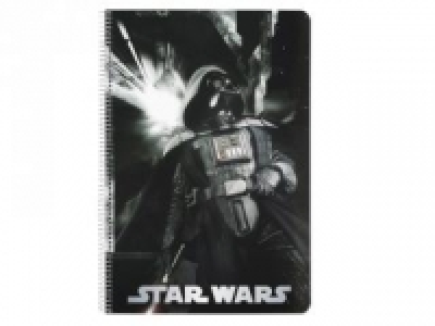 Cuaderno Espiral de Tapas Duras 80 Hojas Star Wars