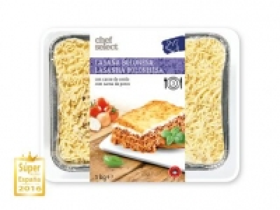 CHEF SELECT Lasaña boloñesa 2.99 €