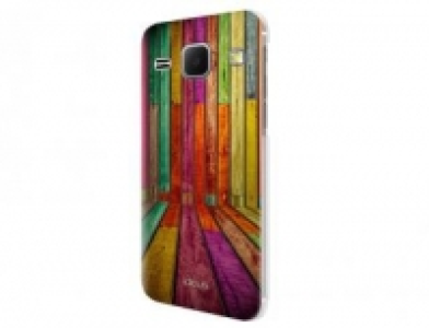 Carcasa Ideus con relieve 3D Madera para Galaxy J1