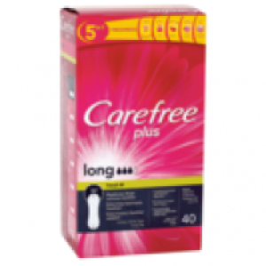 Carefree protege slips plus long fresh caja 40 uds