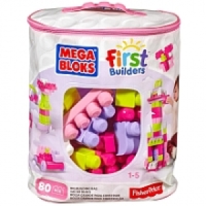 Mega Bloks - Bolsa 80 Rosa