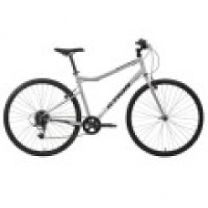 BICICLETA TREKKING RIVERSIDE 120 GRIS BTWIN