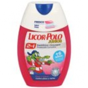 Licor Del Polo Junior pasta dentífrica 2 en 1 fresa bote 75 ml