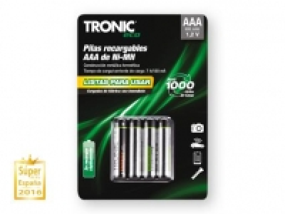 Lidl  TRONIC Pilas recargables