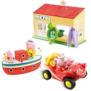 Peppa Pig - Playset Peppa Vacaciones en el Mar