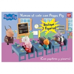 Peppa Pig - Playset Vamos al Cole