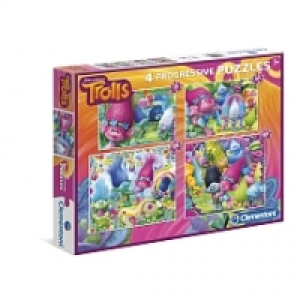 Trolls - Puzzle 4 en 1 9.99 €