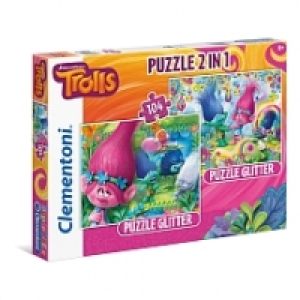 Trolls - Puzzle SuperColor 2 en 1