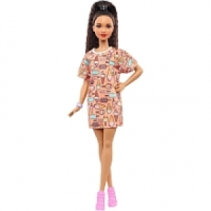 Barbie - Muñeca Fashionista Vestido con Helados (Style So Sw
