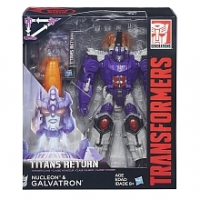 Toysrus  Transformers - Nucleon y Galvatron - Generations Voyager Tit