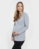 Prenatal  Camiseta lactancia ml gris melange