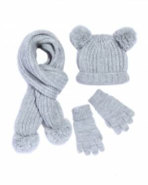 Conjunto tricot pomp&oacute;n