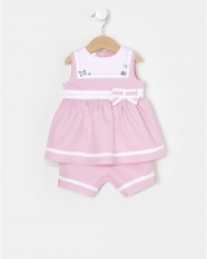 Conjunto marinero rosa