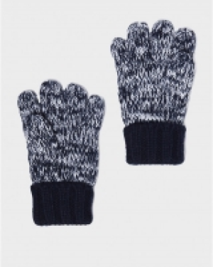 Guantes tricot bicolor