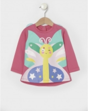 Maxi camiseta mariposa