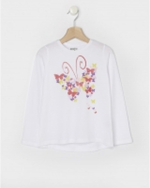 Camiseta b&aacute;sica mariposa