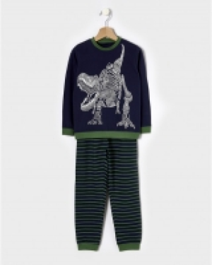 Pijama bicolor dinosaurio