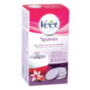 Clarel Veet Spawax recambio kit de calentamiento de cera sin bandas caja