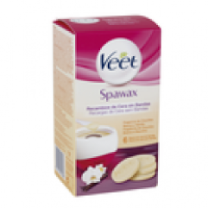 Veet recambio de cera sin bandas spawax aroma orquídea/vainilla c