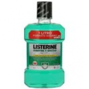 Listerine enjuague bucal dientes y encías botella 1 lt