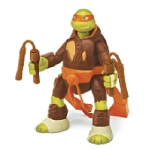 Tortugas Ninja - Figura Battle < Throw - Michaelangelo