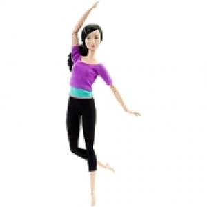 Barbie - Mu&ntilde;eca Movimientos Sin L&iacute;mites - Top Morado y Turqu