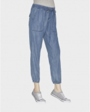 Pantalones con cord&oacute;n efecto vaquero