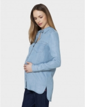 Camisa manga larga denim