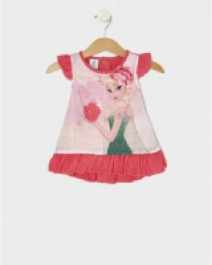 Abito mezze maniche con Frozen